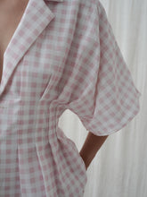 Camisera Gaviota Cuadros Rosado